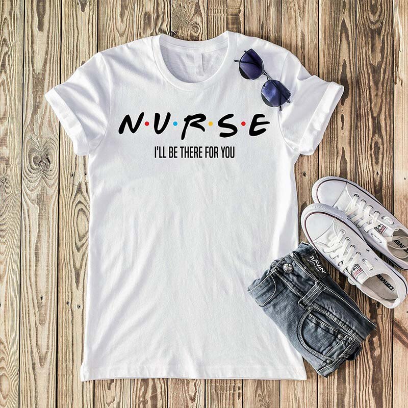 "Hold rolig jeg er sykepleier" t -skjorte - 3 modeller | Sykepleiergave
