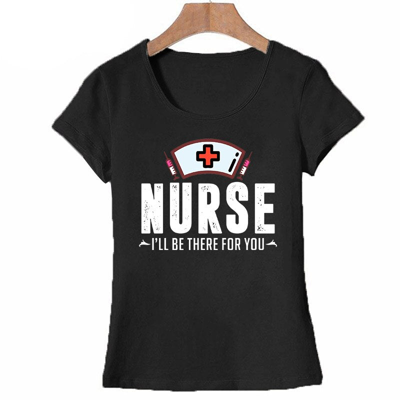 "Hold rolig jeg er sykepleier" t -skjorte - 3 modeller | Sykepleiergave