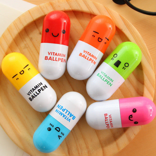 Sett med 6 "pille" piller